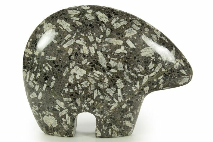 Carved Chinese Writing Stone Zuni Bear - Utah #344893